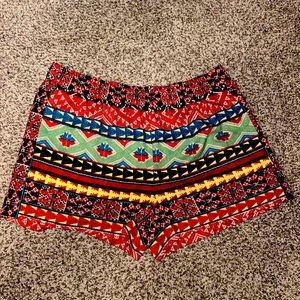BCBGMaxazria Tribal Aztec shorts